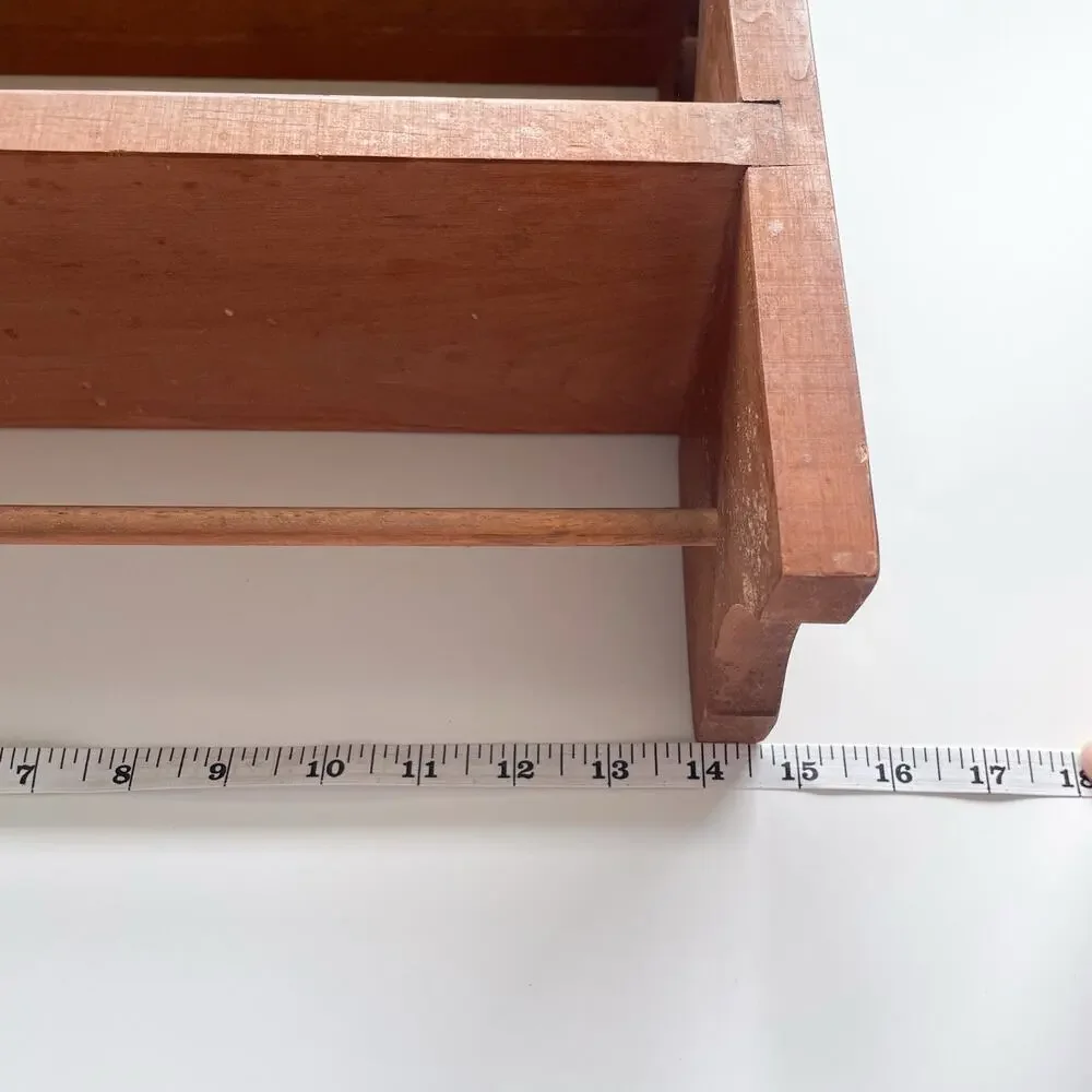Vintage Wooden Heart Kitchen Display Shelf Cottagecore Country
